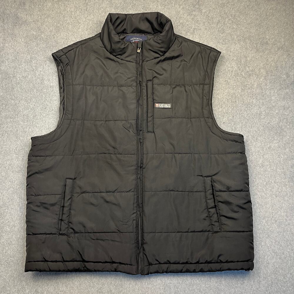 Ecko Unltd. Puffer Vest Men's‎ 3X-Large Black Full-Zip Sleeveless